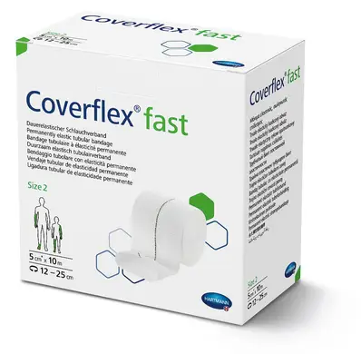 Постійно еластичний трубчастий бинт Coverflex fast/Коверфлекс фаст Розмір2